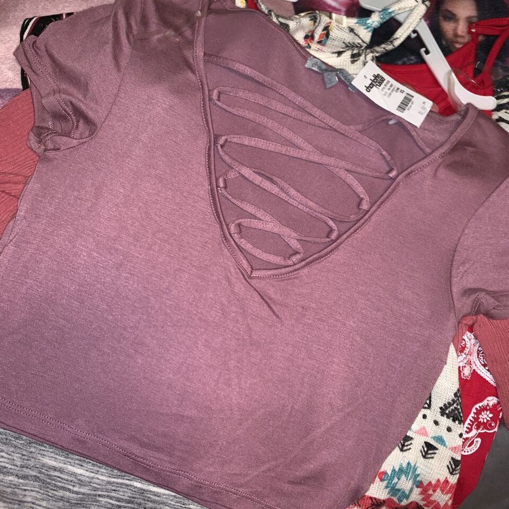 Pink Crop Top